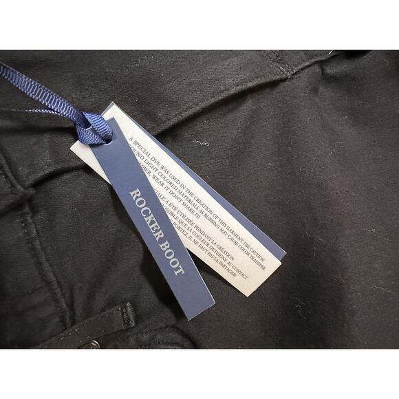 JUICY COUTURE WOMENS BLACK ROCKER BOOT JEANS Size 30 - Picture 6 of 8